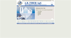 Desktop Screenshot of abfiber.dk