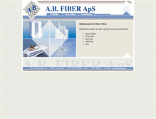 Tablet Screenshot of abfiber.dk